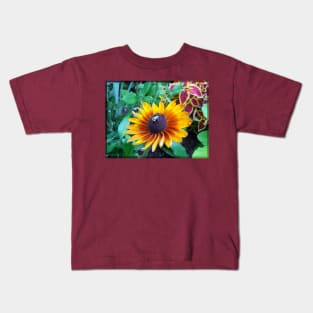 Black-Eyed Susan and Bee Kids T-Shirt